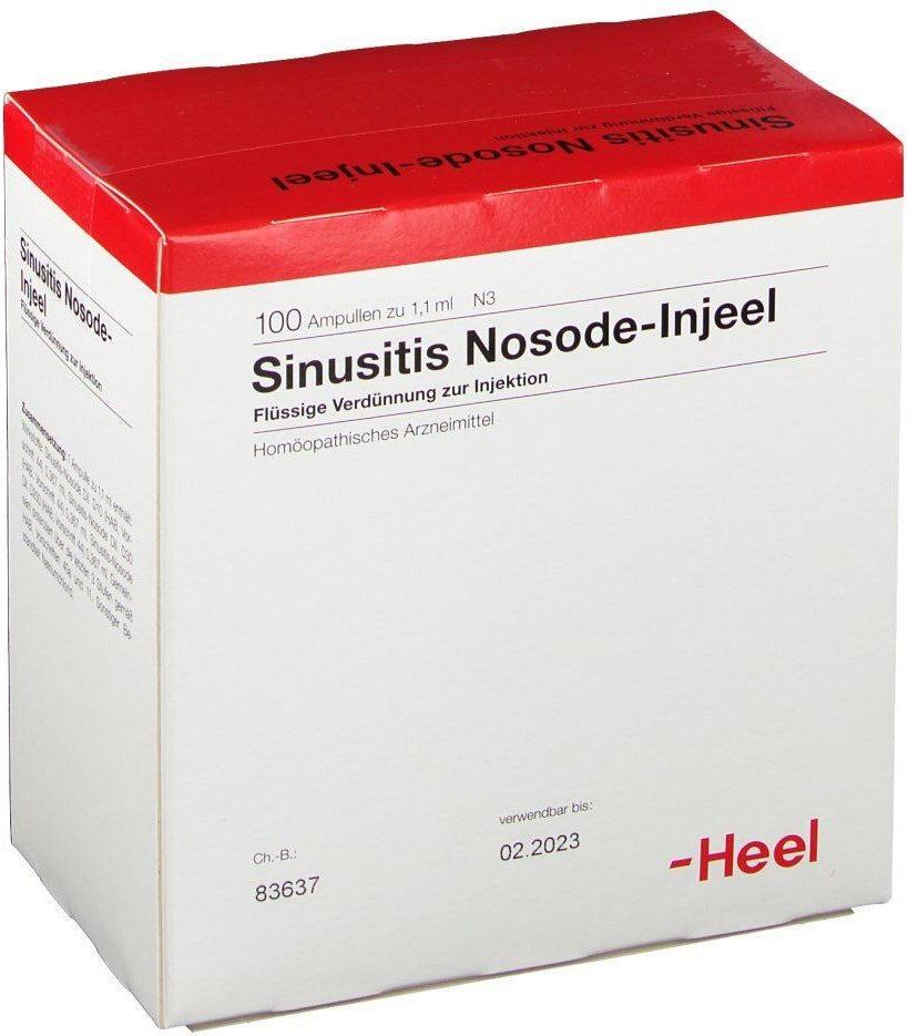 Sinusitis Nosode Injeel Ampullen 100 St