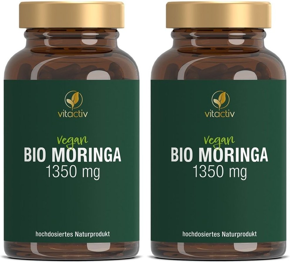 Vitactiv BIO Moringa 1350 x2 2x90 St Kapseln