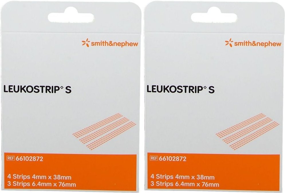 Leukostrip S Wundnahtstreifen 2 Blatt a 3/4 Str. 2x 2x1 St Pflaster