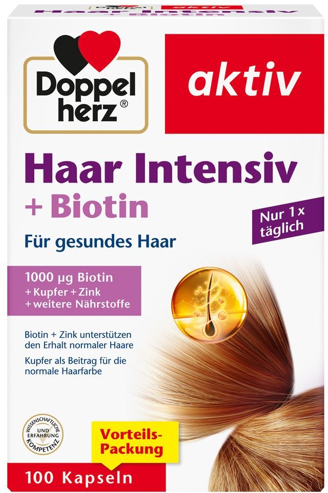 Doppelherz Haar Intensiv+Biotin Kapseln 100 St
