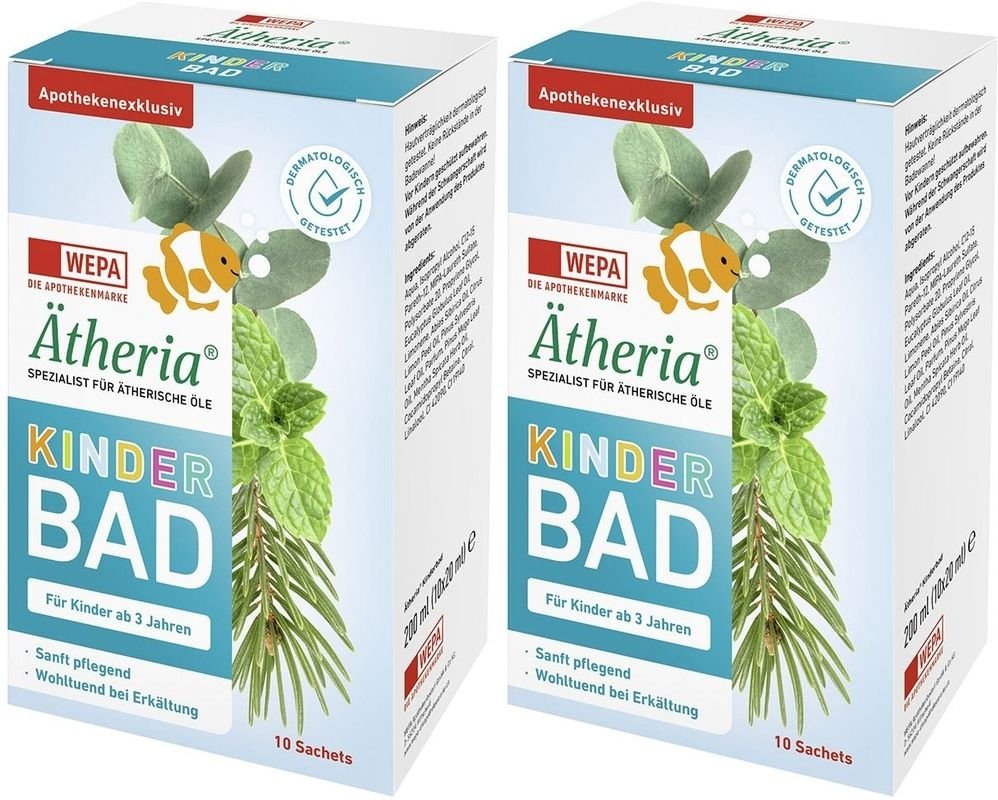 Ätheria Kinderbad 2x 2x10x20 ml Bad