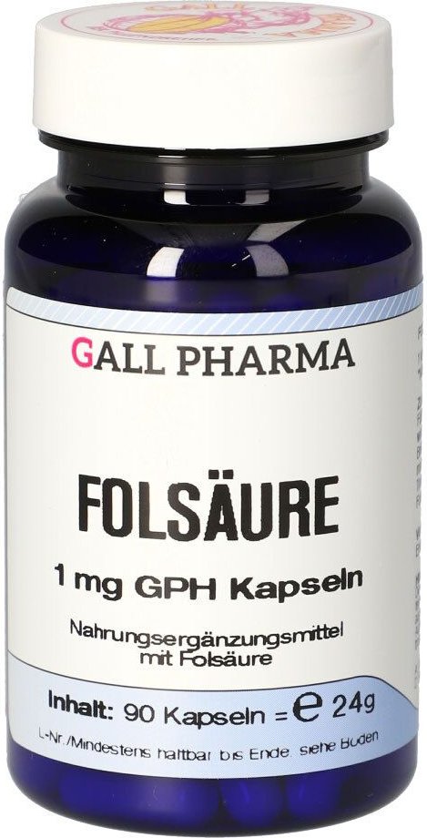Folsäure 1 mg GPH Kapseln 90 St