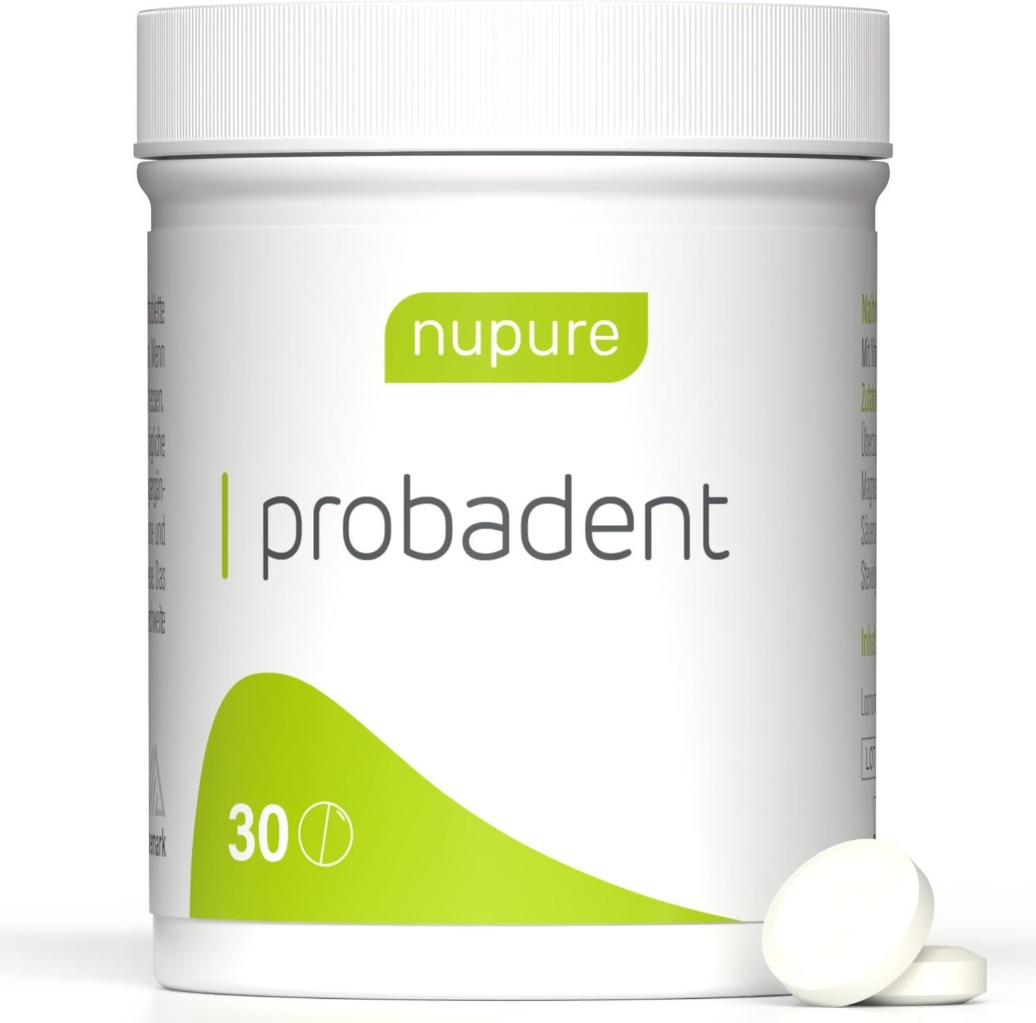 Nupure probadent Probiotikum bei Mundgeruch Lut. 30 St Lutschtabletten