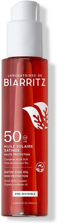 Thumbnail - Laboratoires DE Biarritz Huile Solaire Satinée SPF 50 - solaire satinée haute prote 125 ml Ätherisches Öl