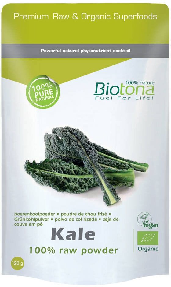 Biotona Kale Raw Powder 120g 120 g Pulver