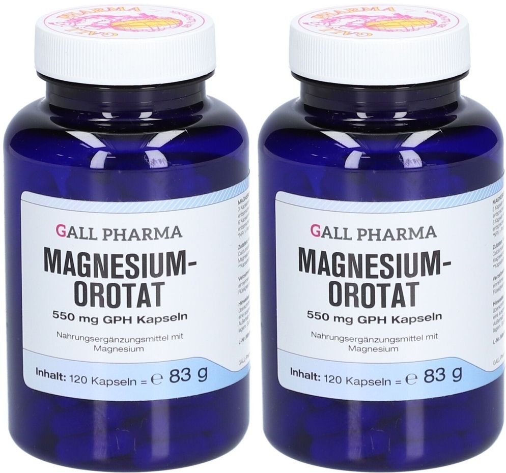 Magnesiumorotat 550 mg GPH Kapseln 2x 2x120 St