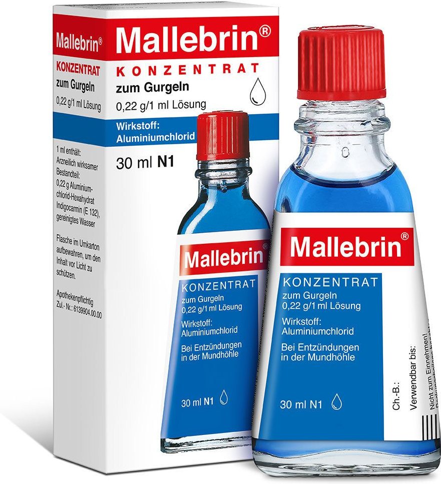 Mallebrin Konzentrat zum Gurgeln 30 ml Lösung