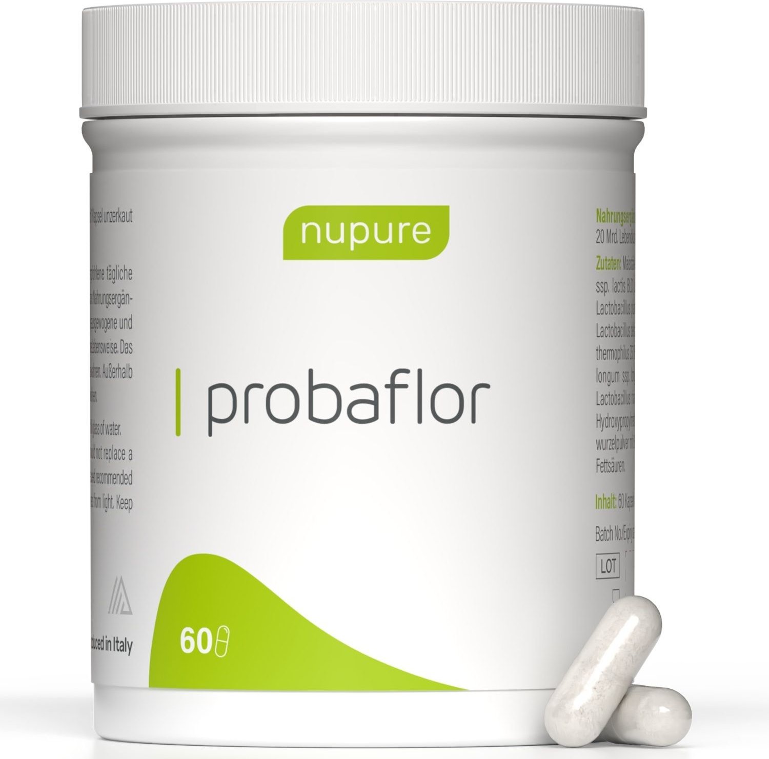 Thumbnail - Nupure probaflor Mikrobiotika magensaftres.Kapseln 60 St Kapseln magensaftresistent