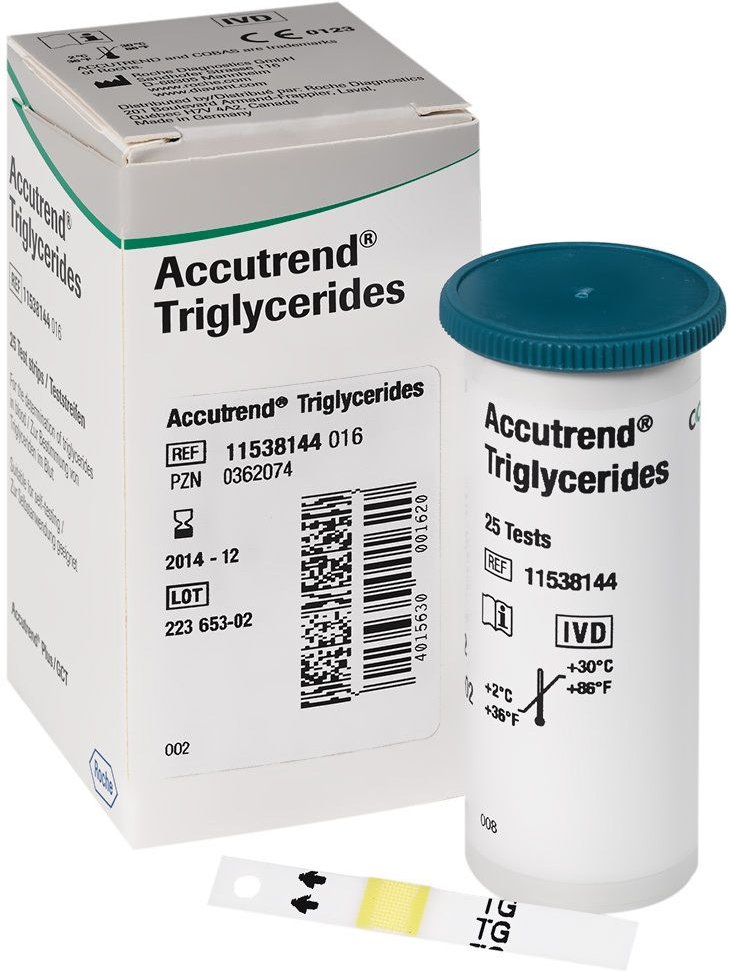 Accutrend TG Teststreifen 25 St