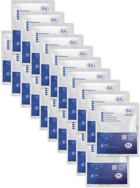 IEA Medical Sofort Kaltkompresse 20 St Kompressen