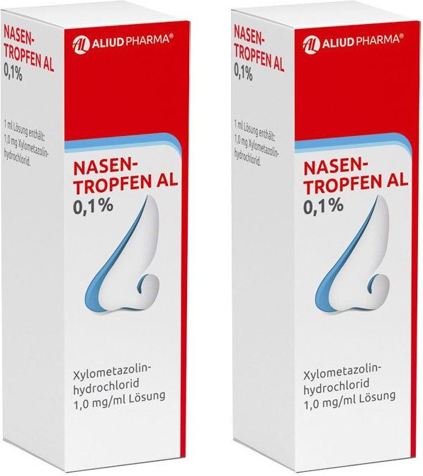 2x Nasentropfen AL 0,1% 2x10 ml Lösung