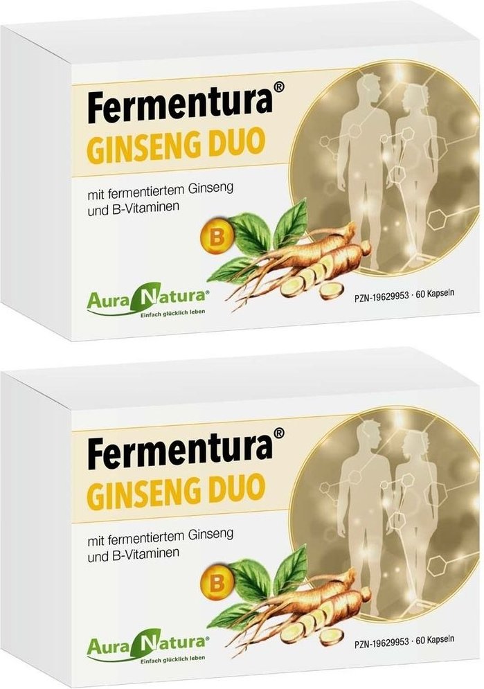 Auranatura Fermentura Ginseng Duo Kapseln 2x 2x60 St