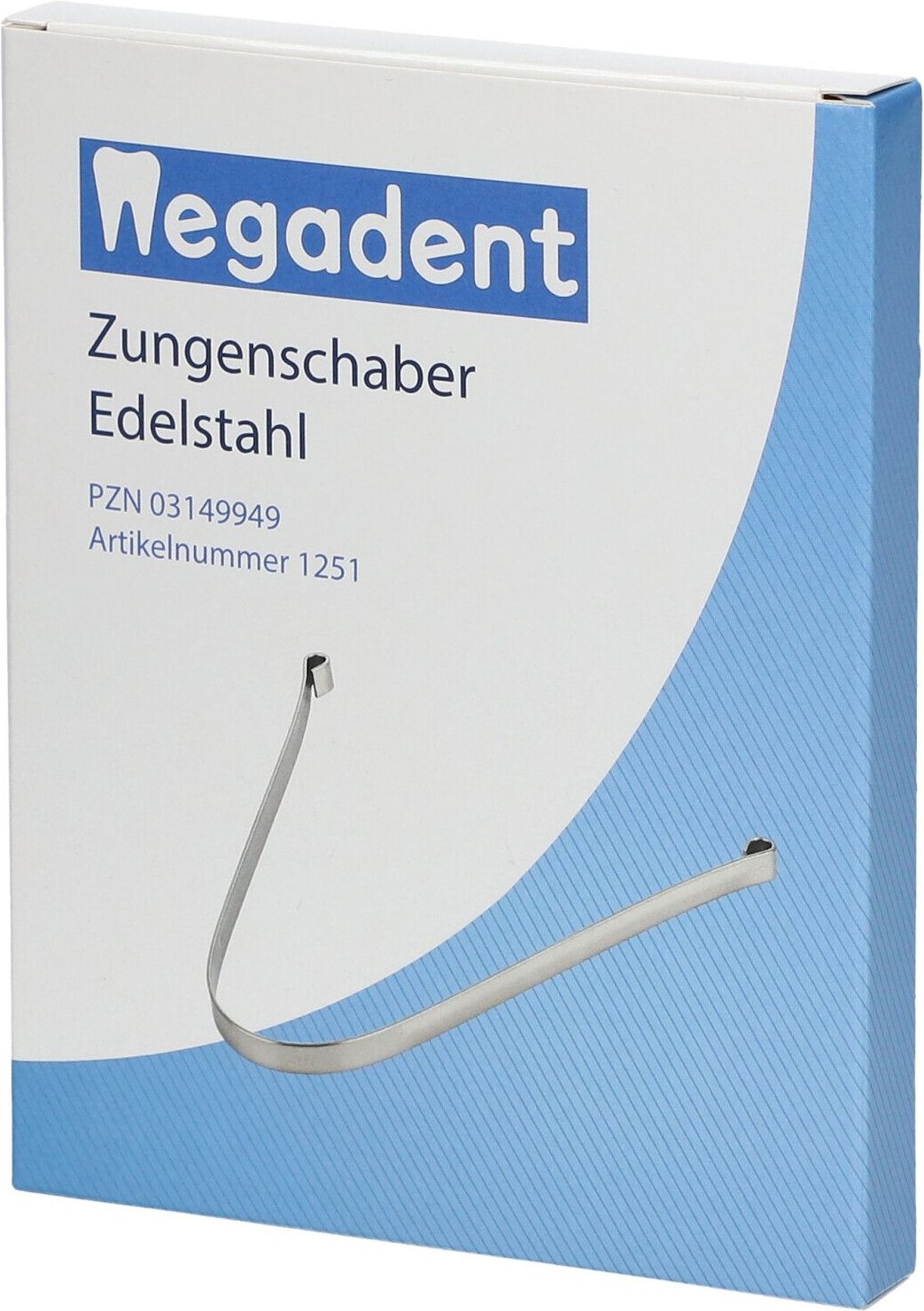 Zungenschaber Edelstahl rostfrei 1 St Zungenreiniger