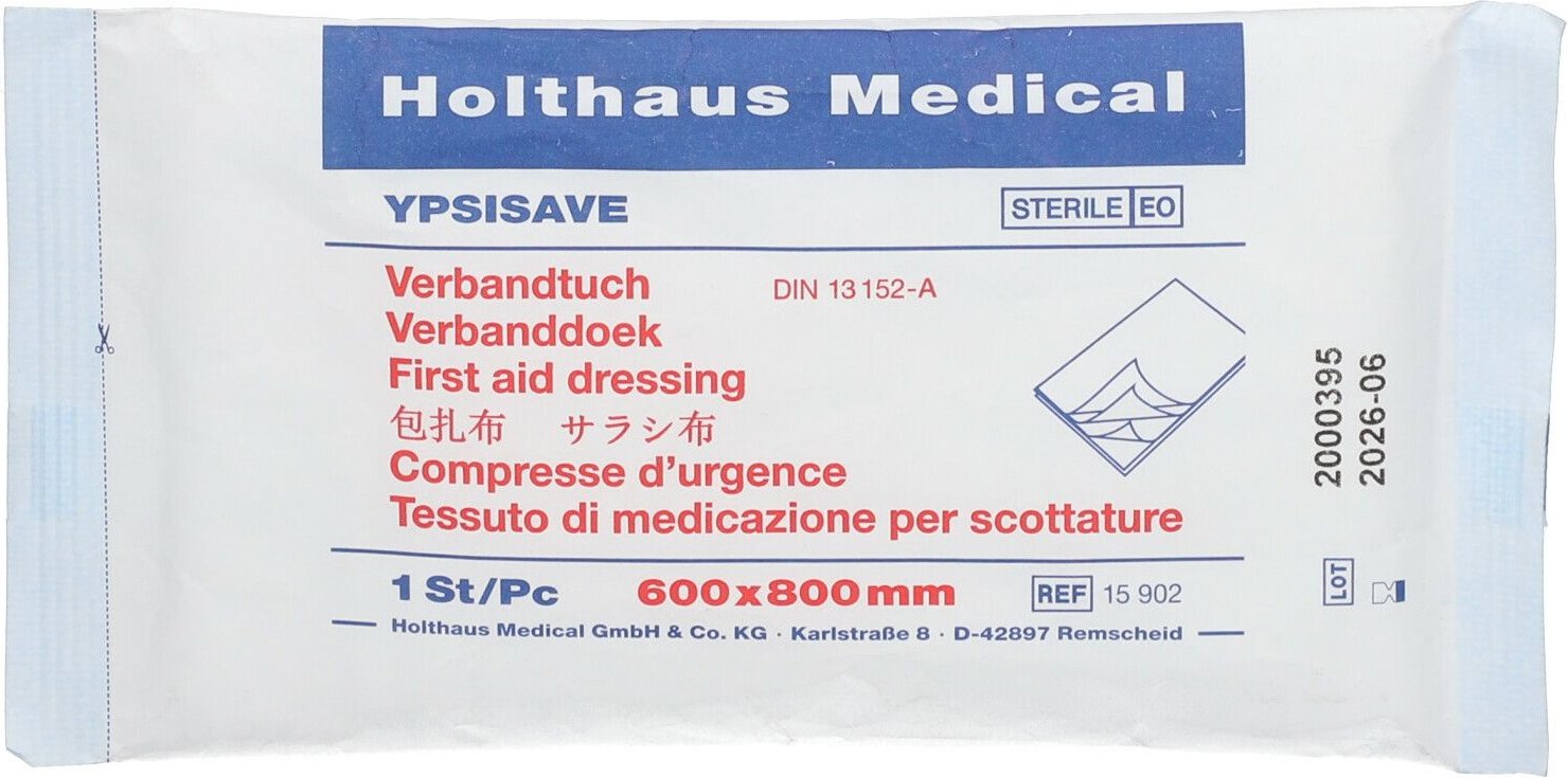 Verbandtuch Ypsisave 60x80 cm mittel steril 1 St Verband