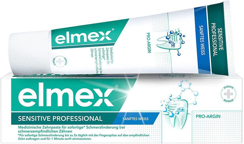 Thumbnail - Elmex Sensitive Professional sanftes Weiß 75 ml Zahnpasta