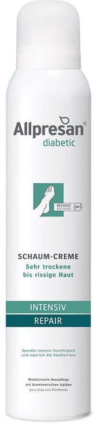 Allpresan diabetic Inten.+Repair m.Urea Schaum-Cr. 200 ml Schaum