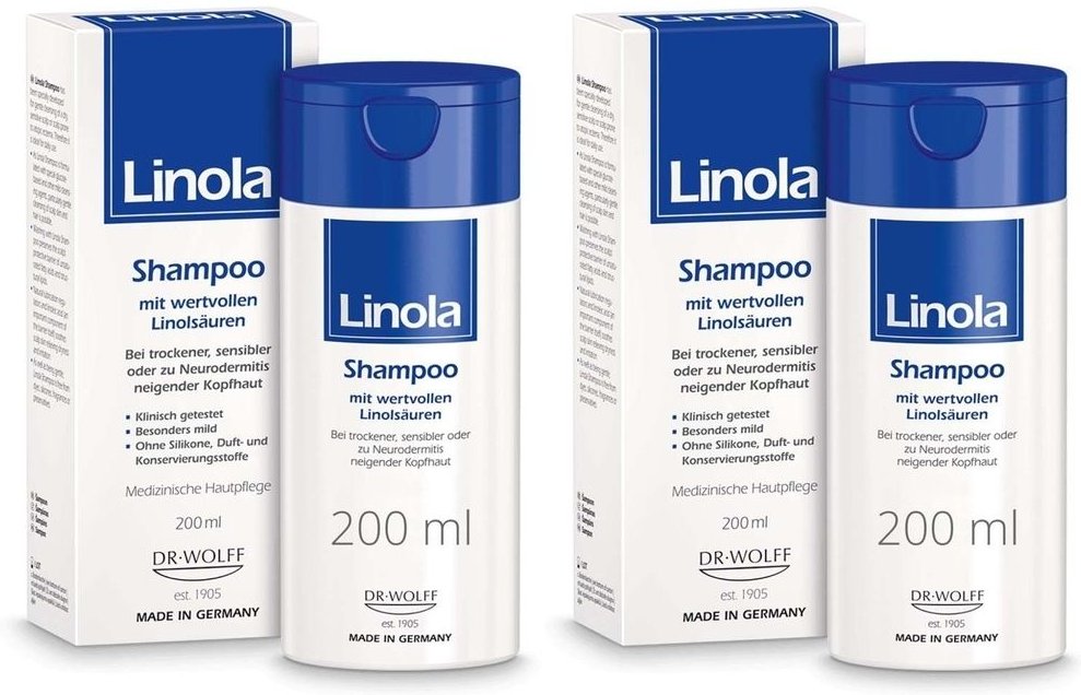 Linola Shampoo 2x 2x200 ml