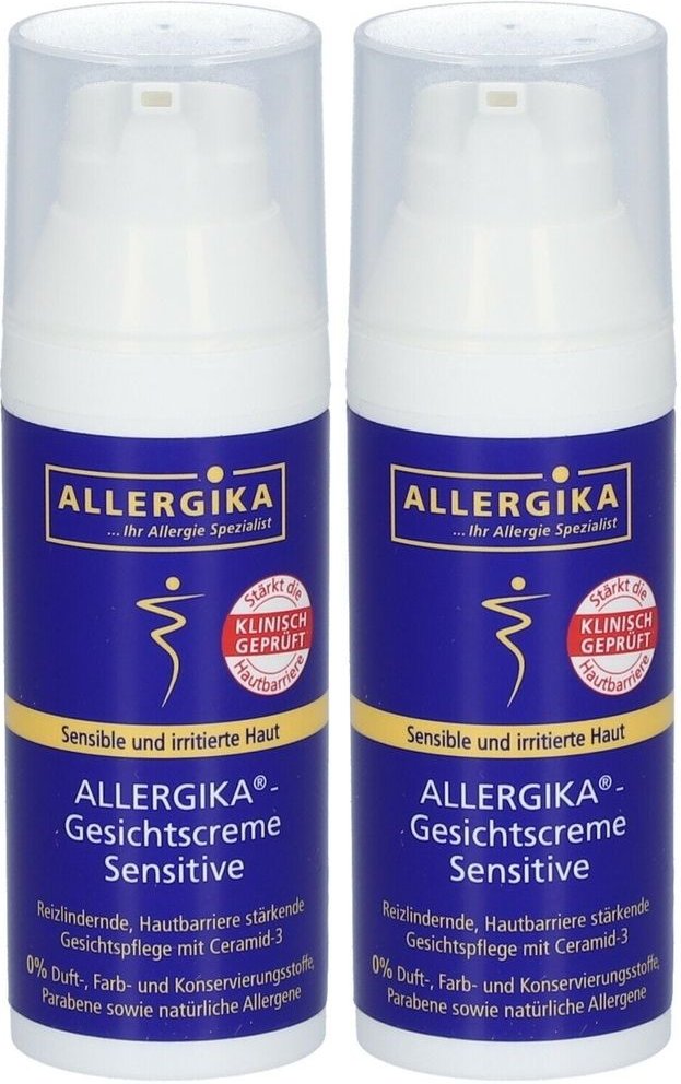 Allergika Gesichtscreme sensitive 2x 2x50 ml Creme