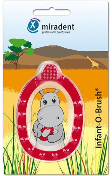 Miradent Kinder-Lernzahnbürste Infant-O-Brush rot 1 St Zahnbürste