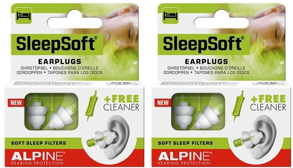 Alpine Sleepsoft Ohrstöpsel 2x 2x2 St