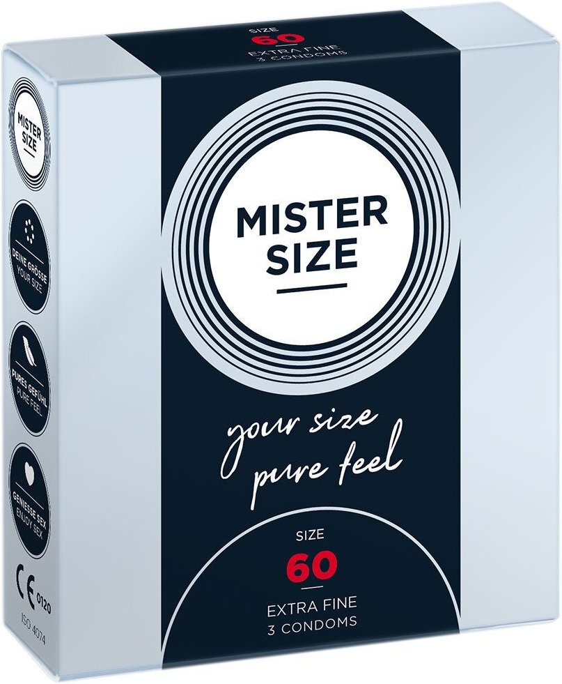 Mister Size 60, 60 mm, 3 Stück