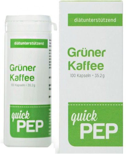 Quickpep grüner Kaffee Kapseln 100 St
