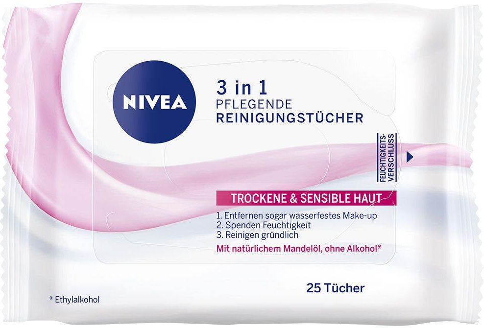 Nivea Visage pflegende Reinigungstücher 25 St Tücher