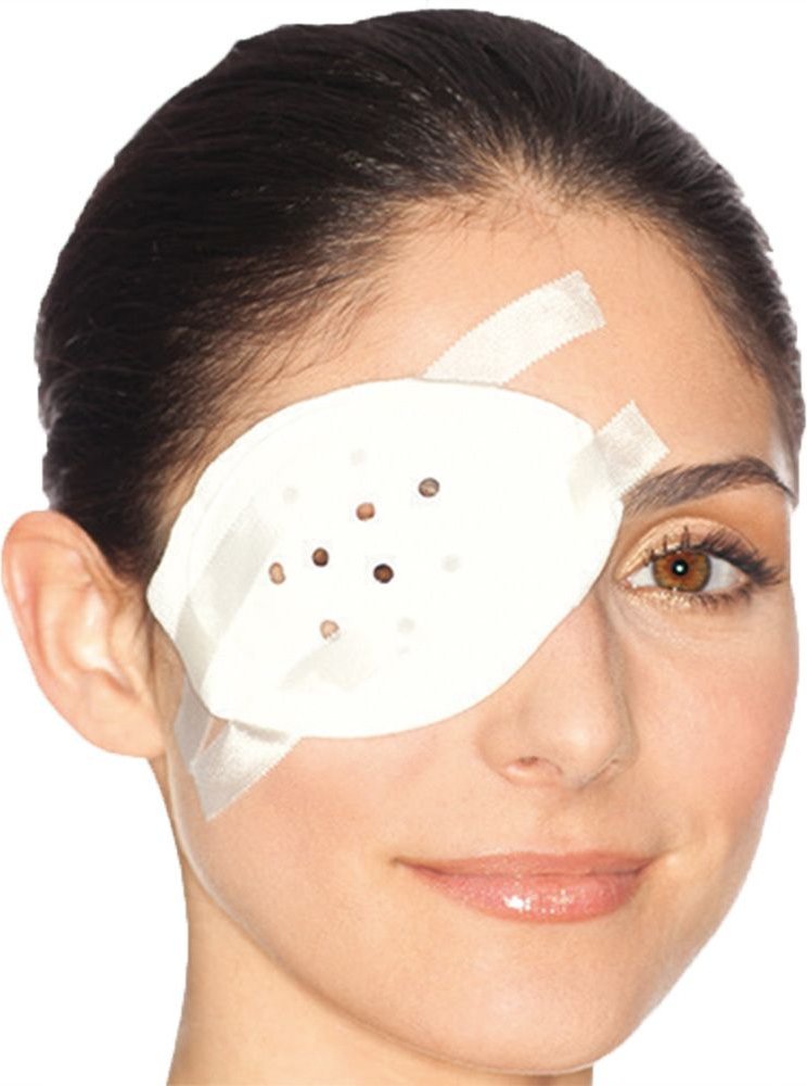 Pro-Ophta Lochkompressen steril einz. 50 St Kompressen