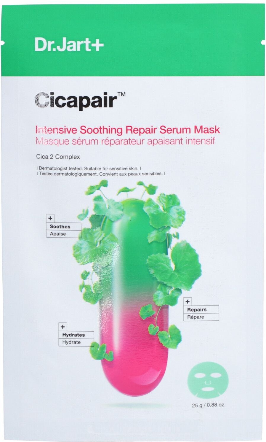 Dr.Jart+ Cicapair Intensive Soothing Repair Anti Redness Serum Mask 25 g Gesichtsmaske
