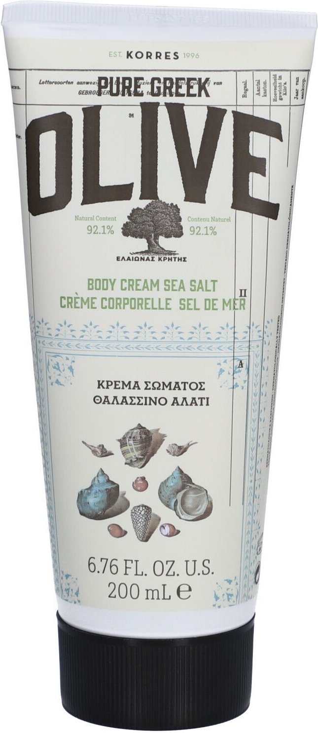 Korres Pure Greek Olive KB Lichaamsmelk Zeezout 200 ml Milch