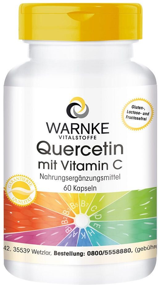 Quercetin MIT Vitamin C Kapseln 60 St