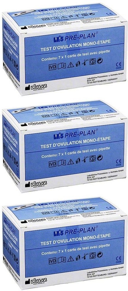 Ovulationstest Pre Plan LH 3x 3x7 St Test