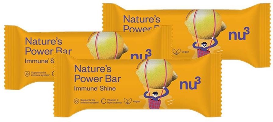 nu3 Nature's Power Bar - Immun Shine x3 3x38 g