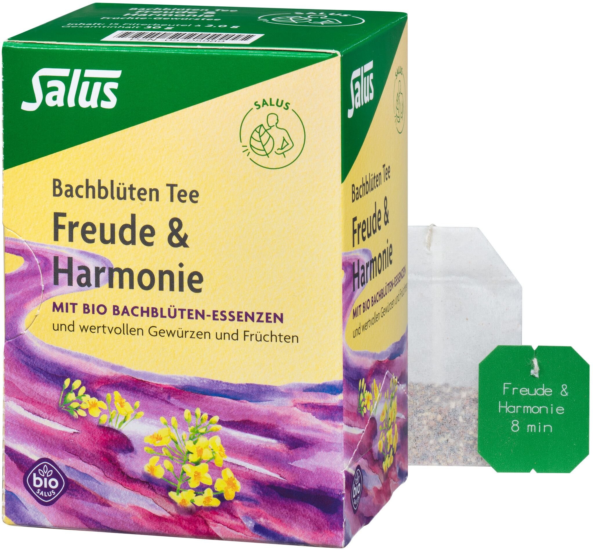 Bachblüten TEE Freude & Harmonie Bio Salus Fbtl. 15 St Filterbeutel