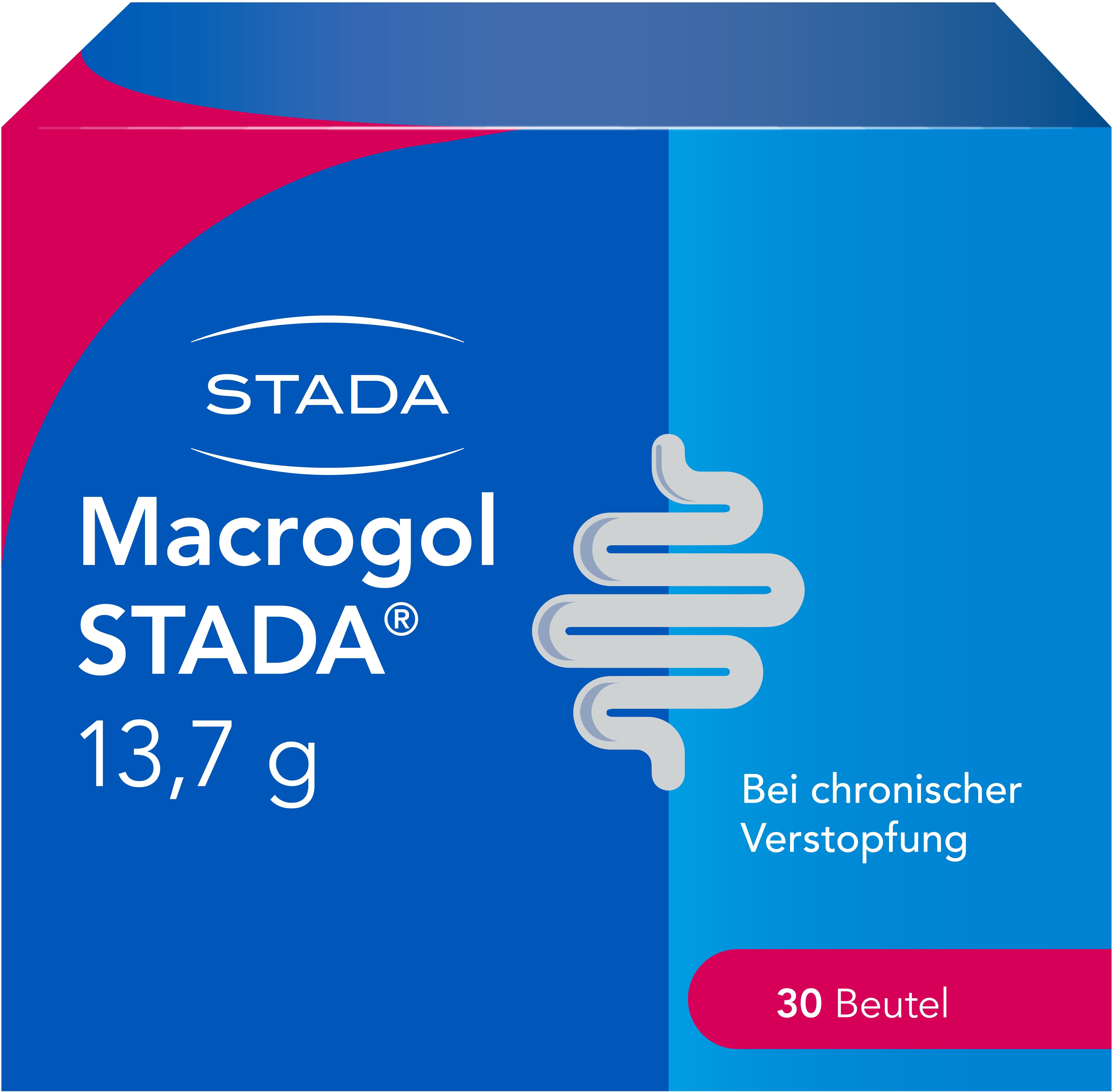 Macrogol Stada 13,7 g Plv.z.Her.e.Lsg.z.Einnehmen 30 St Pulver zur Herstellung einer Lösung zum Einnehmen
