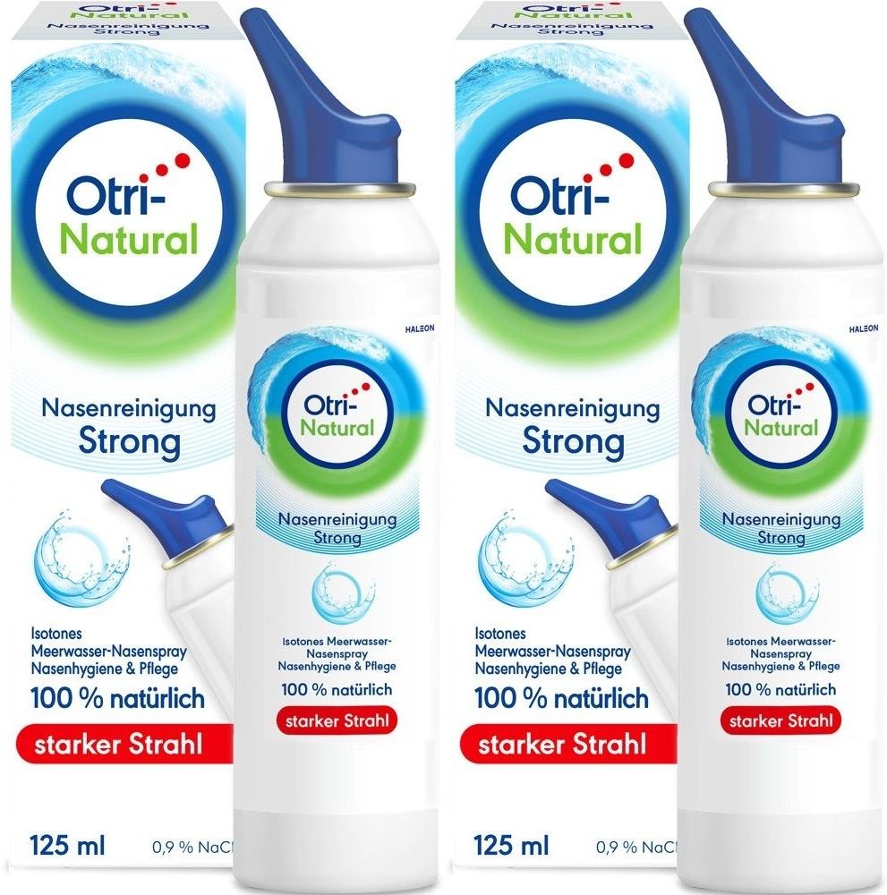 Otrinatural Nasenreinigung strong 2x 2x125 ml Nasenspray