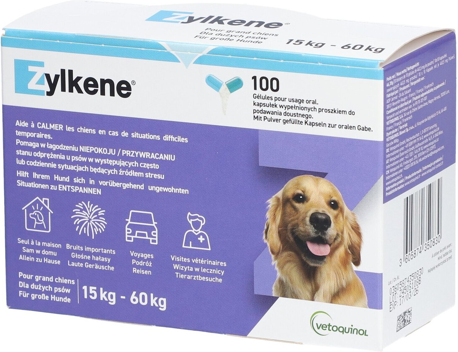 Zylkene Kapseln f.große Hunde 100 St