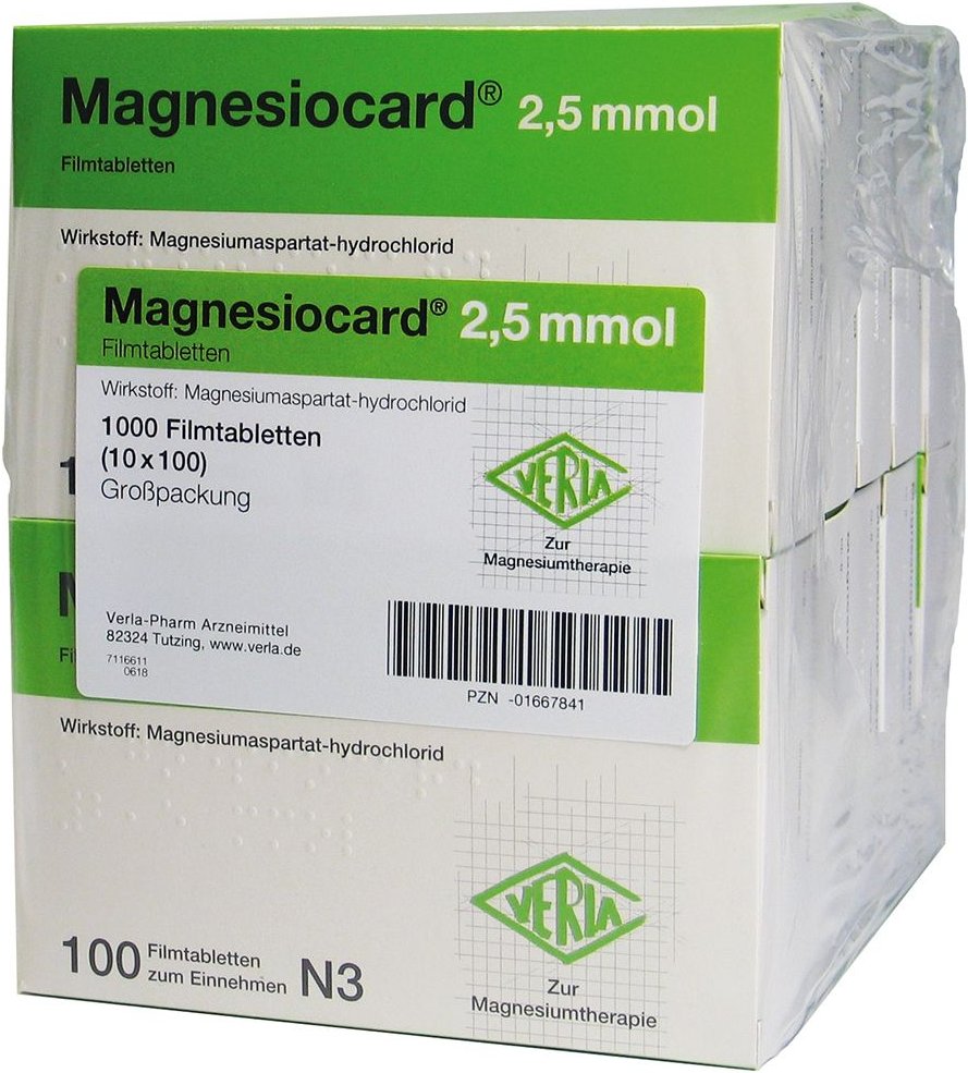 Magnesiocard 2,5 mmol Filmtabletten