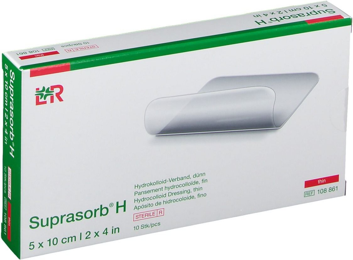 Suprasorb H Hydrokoll.Verb.dünn 5x10 cm 10 St Verband