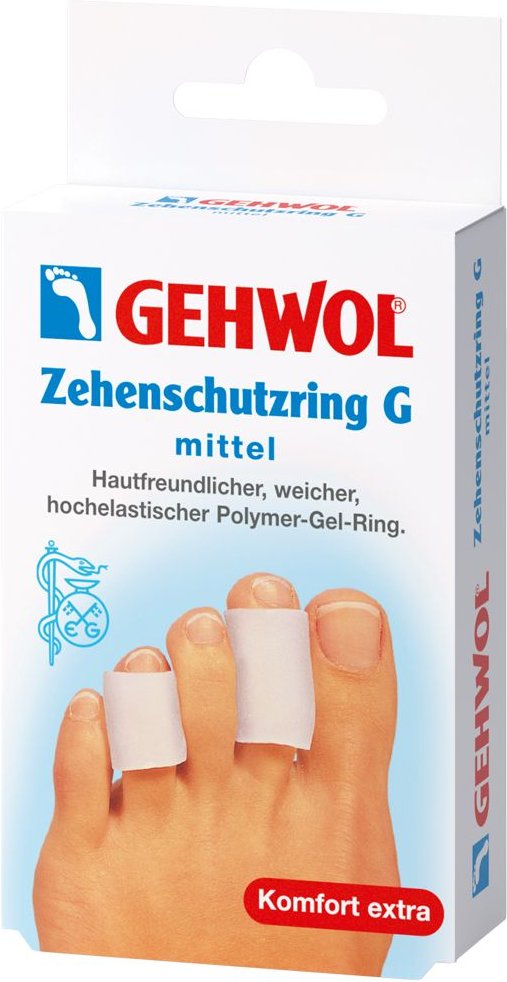 Gehwol Polymer Gel Zehenschutzring G mittel 2 St Pflaster