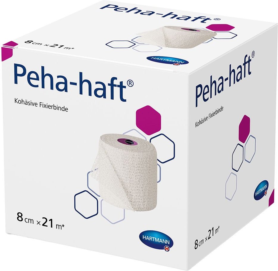 Peha-Haft Fixierbinde latexfrei 8 cmx21 m