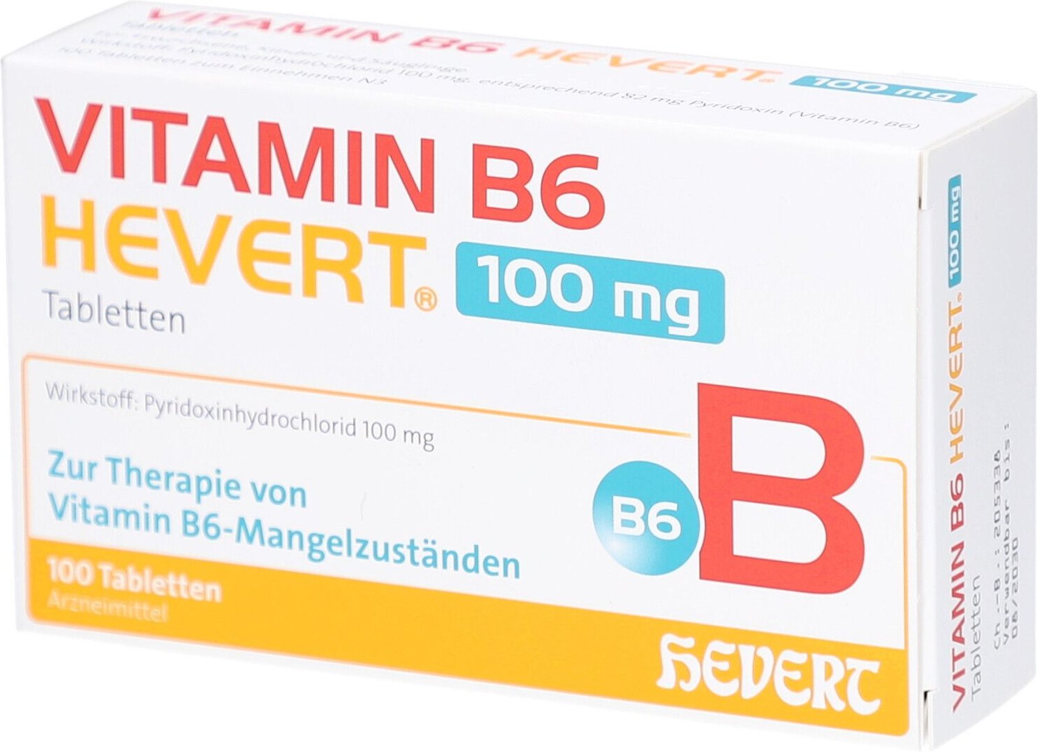 Vitamin B6 Hevert 100 mg Tabletten St
