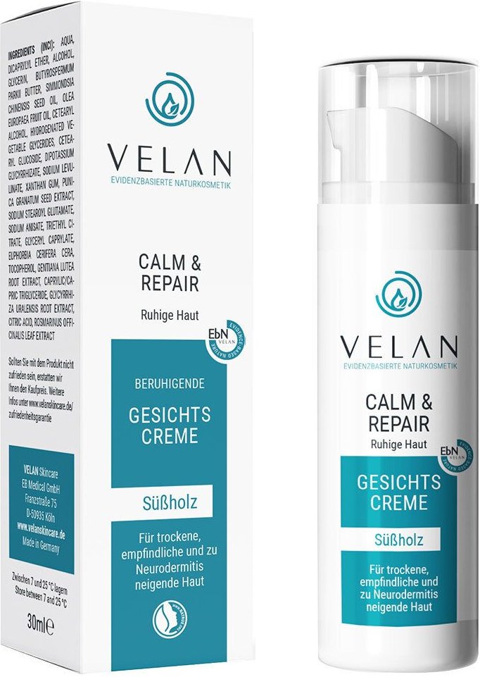 Velan calm & repair Gesichtscreme ruhige Haut 30 ml Creme