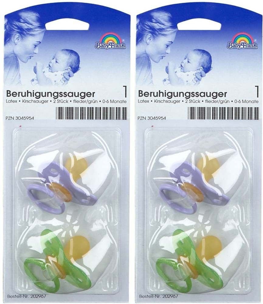 Kirschsauger LA1 0-6 Fl/Gr x2 2x2 St Schnuller