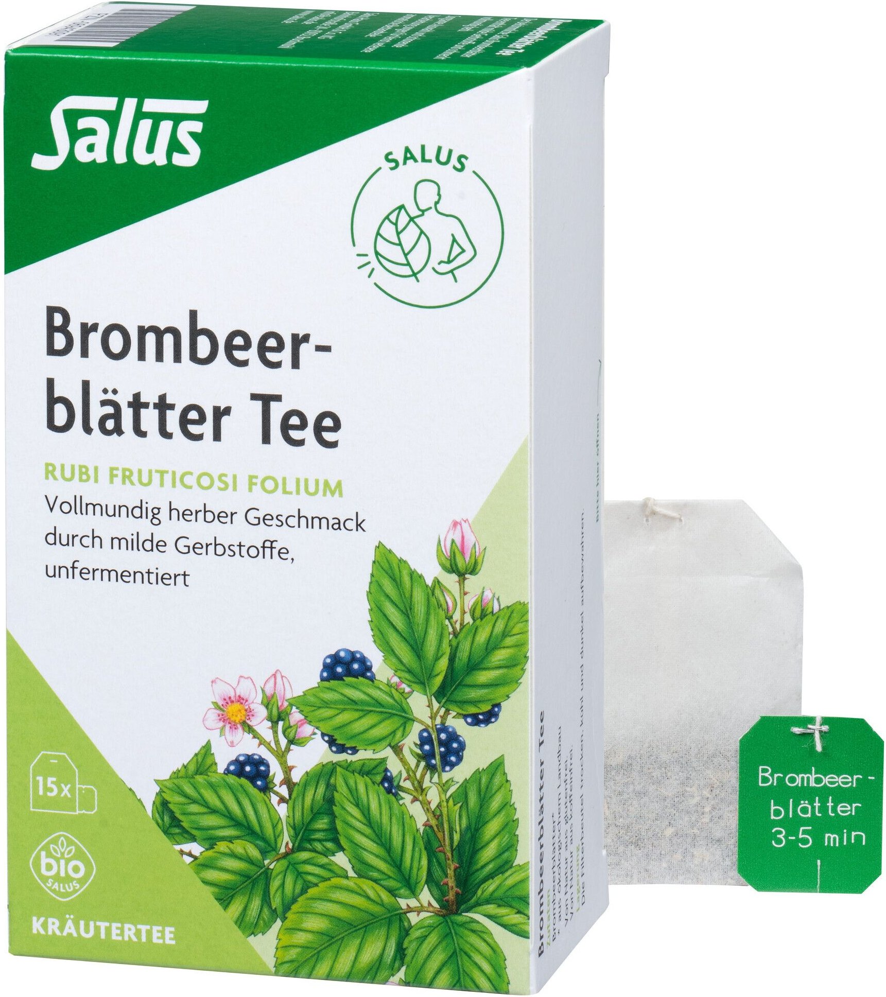 Thumbnail - Brombeerblättertee Kräutertee Bio Salus Filterbtl. 15 St Filterbeutel