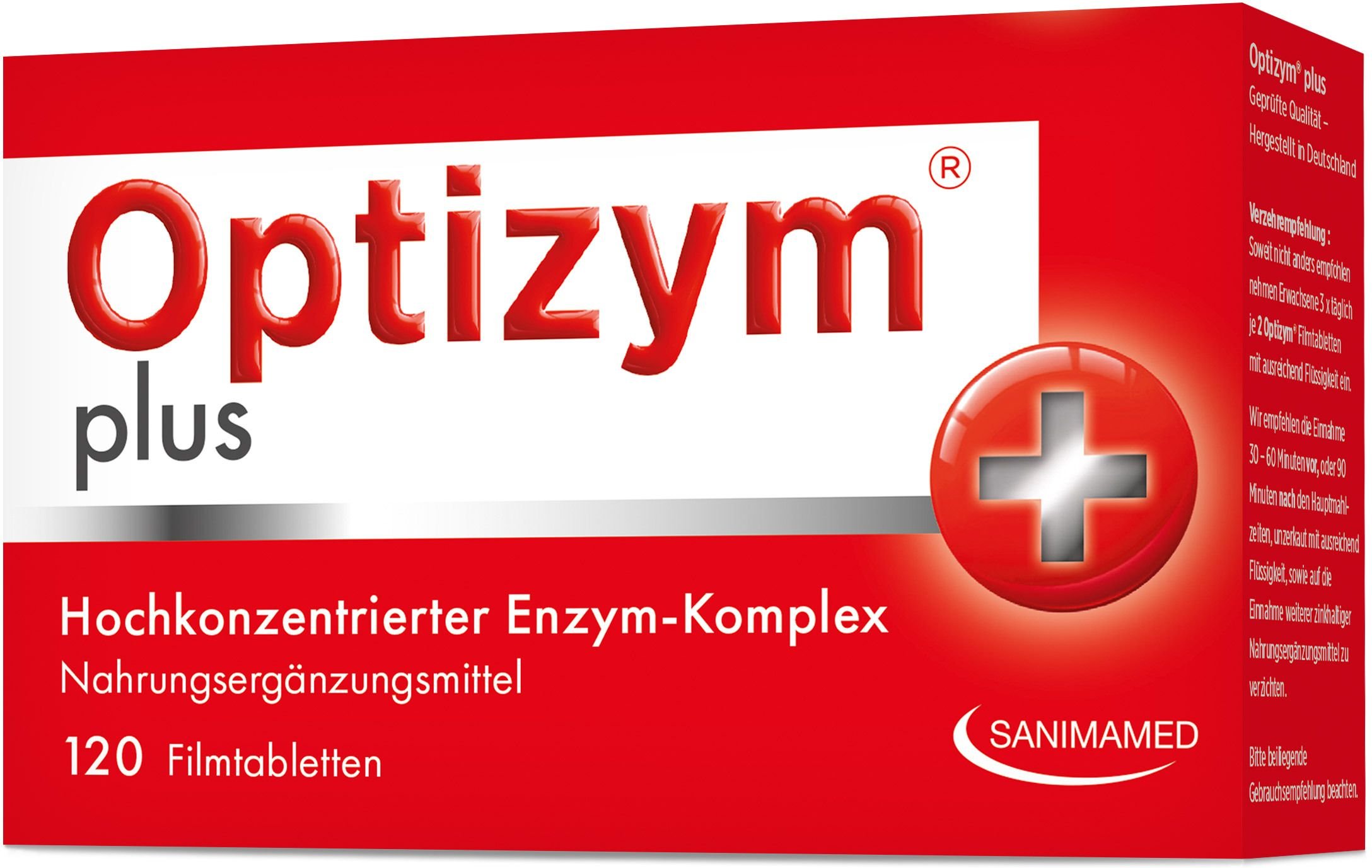 Optizym hochkonzentrierter Enzym-Komplex Filmtabl. 120 St Filmtabletten