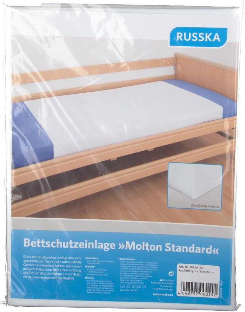 Bettschutzeinlage Molton 100x150 cm 1 St Einlagen