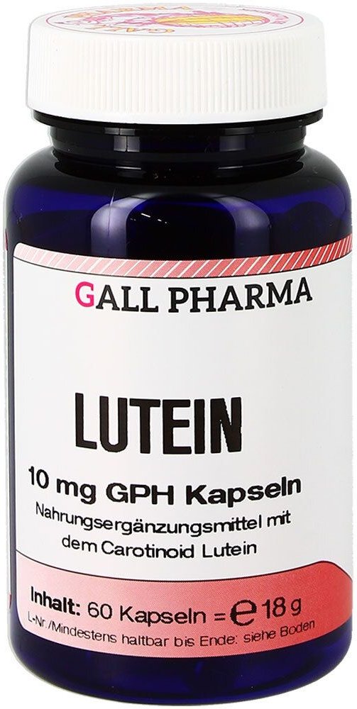 Lutein 10 mg GPH Kapseln 60 St
