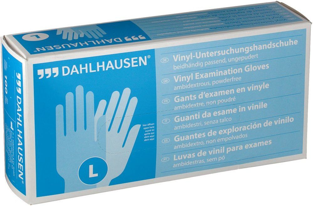 Vinyl Handschuhe ungepudert Größe L