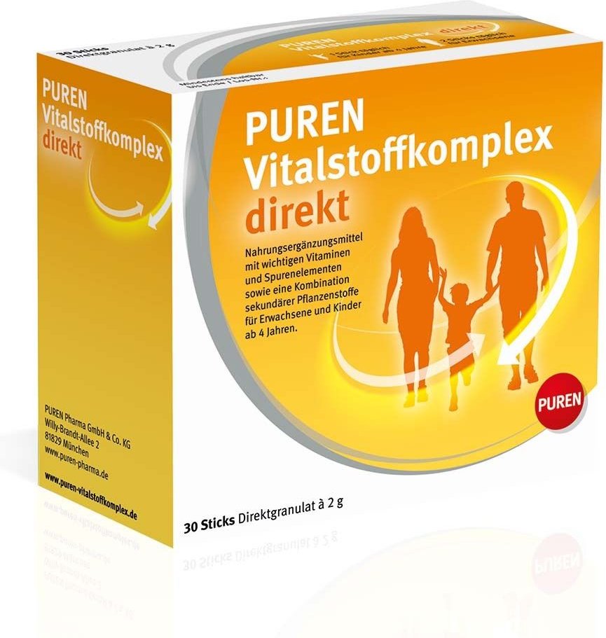 Puren Vitalstoffkomplex direkt Granulat 30 St